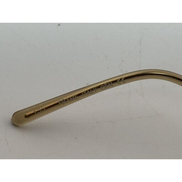 ALFRED SUNG - 4319 CAMOMILE VK 135mm Gold Oval Eyeglass Frames - Picture 4 of 6